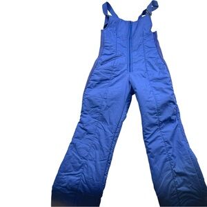 PROFILE Women’s Ski Bib Snow Ski Pants Blue Size S Vintage